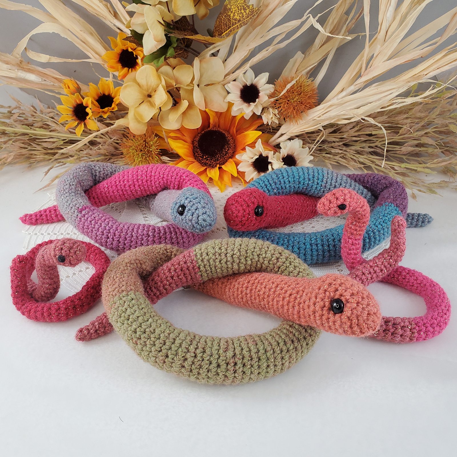 Sparkly Autumn Snakes